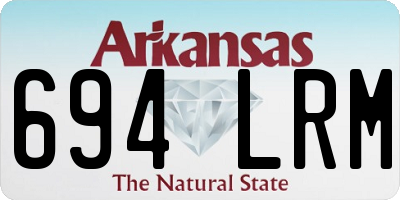 AR license plate 694LRM