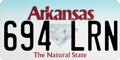 AR license plate 694LRN
