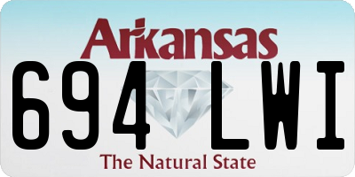 AR license plate 694LWI