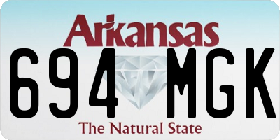 AR license plate 694MGK