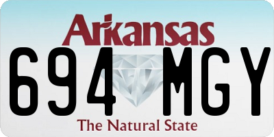 AR license plate 694MGY