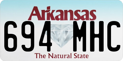 AR license plate 694MHC