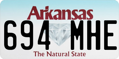 AR license plate 694MHE