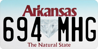 AR license plate 694MHG