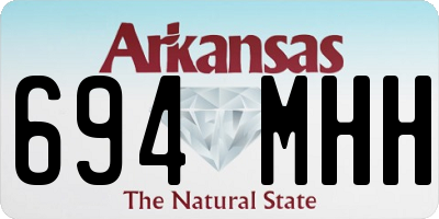 AR license plate 694MHH