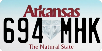 AR license plate 694MHK