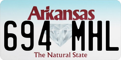 AR license plate 694MHL