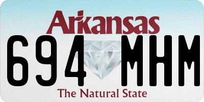 AR license plate 694MHM