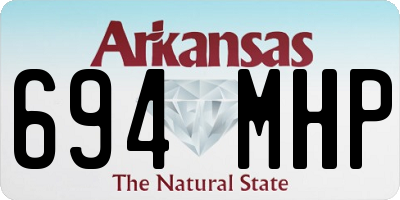 AR license plate 694MHP