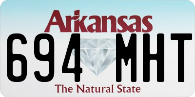 AR license plate 694MHT