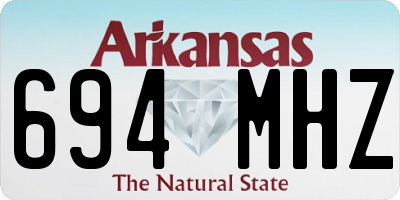 AR license plate 694MHZ
