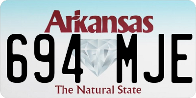 AR license plate 694MJE