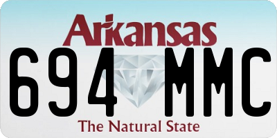 AR license plate 694MMC