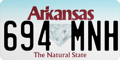 AR license plate 694MNH