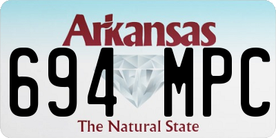 AR license plate 694MPC