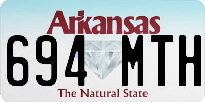 AR license plate 694MTH