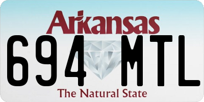 AR license plate 694MTL