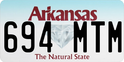 AR license plate 694MTM