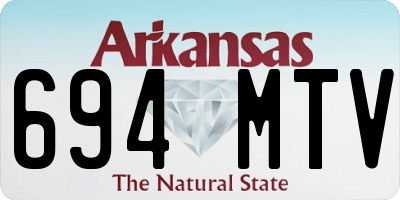 AR license plate 694MTV