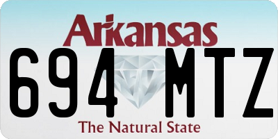 AR license plate 694MTZ