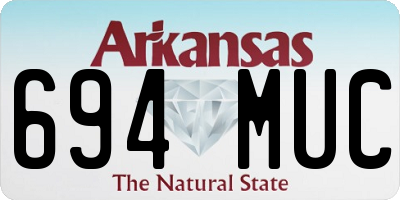 AR license plate 694MUC