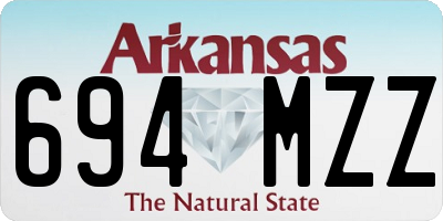 AR license plate 694MZZ