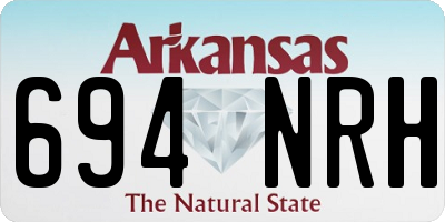 AR license plate 694NRH