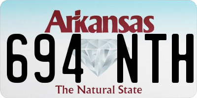 AR license plate 694NTH