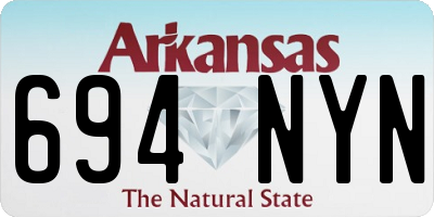 AR license plate 694NYN