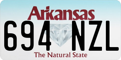 AR license plate 694NZL