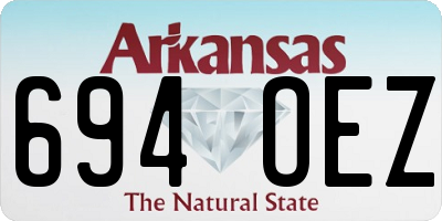AR license plate 694OEZ