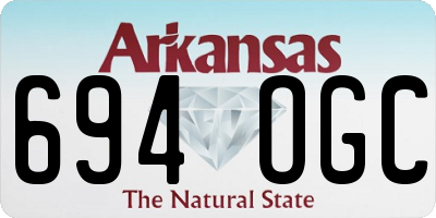 AR license plate 694OGC
