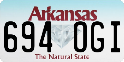 AR license plate 694OGI