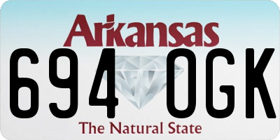 AR license plate 694OGK
