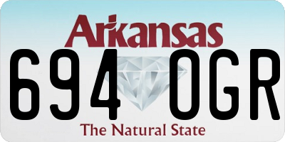 AR license plate 694OGR