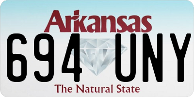 AR license plate 694UNY
