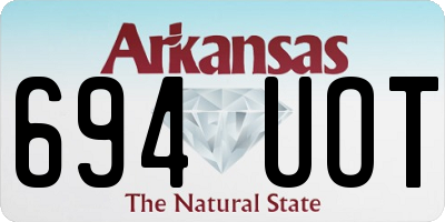 AR license plate 694UOT