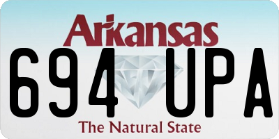 AR license plate 694UPA