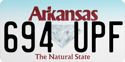 AR license plate 694UPF