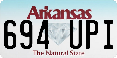 AR license plate 694UPI