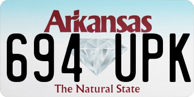 AR license plate 694UPK