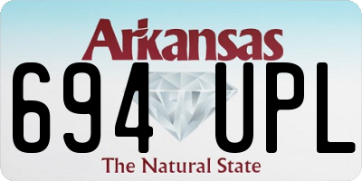 AR license plate 694UPL