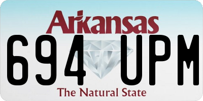 AR license plate 694UPM