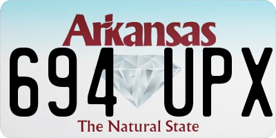 AR license plate 694UPX