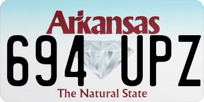 AR license plate 694UPZ