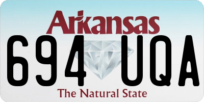 AR license plate 694UQA