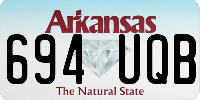 AR license plate 694UQB