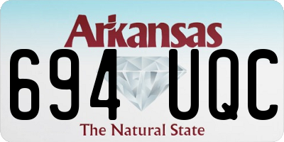 AR license plate 694UQC