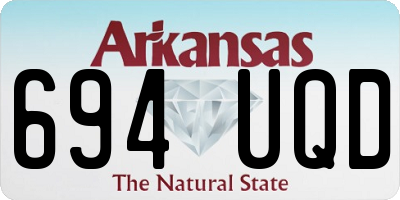 AR license plate 694UQD