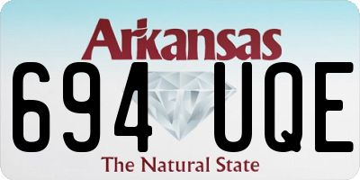 AR license plate 694UQE